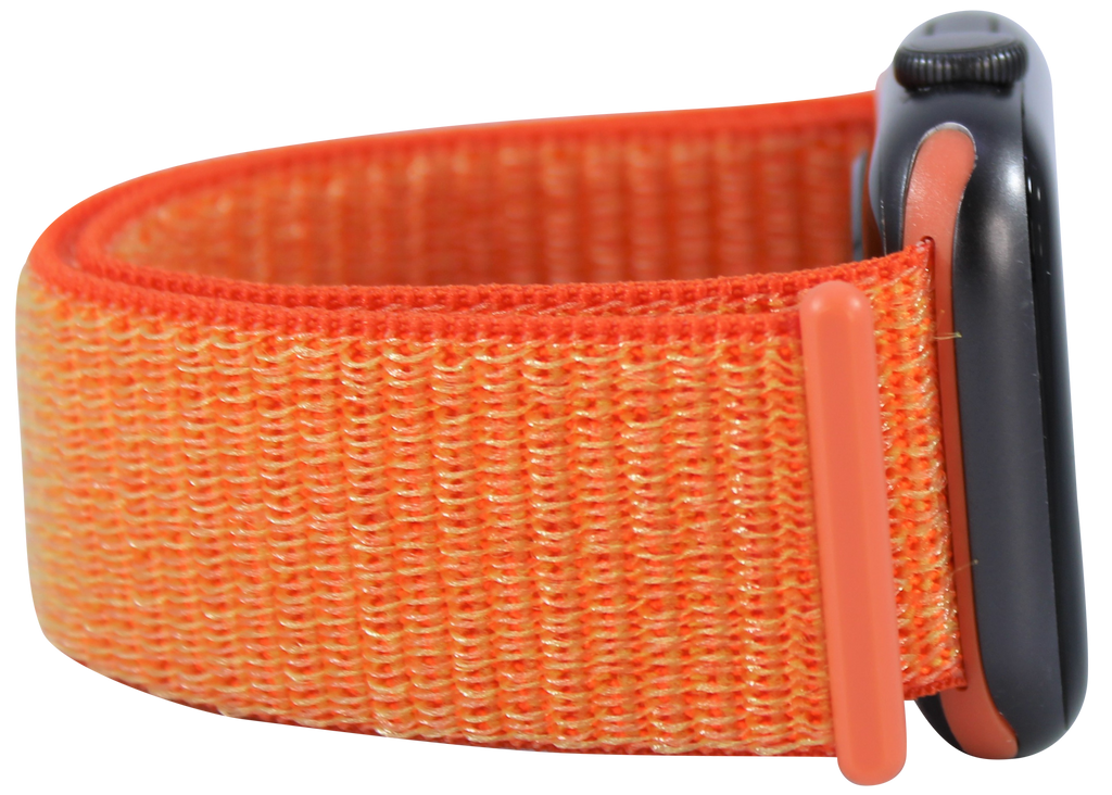 Orange Nylon Loop Band for Apple Watch Palmetto Bands