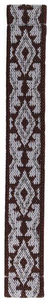 Brown Grey Tribal Elastic Watch Band