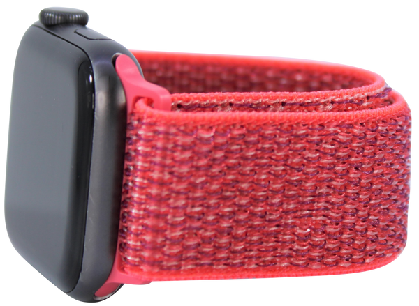 Hot Pink Nylon Loop Band for Apple Watch
