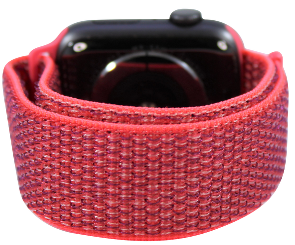 Hot Pink Nylon Loop Band for Apple Watch