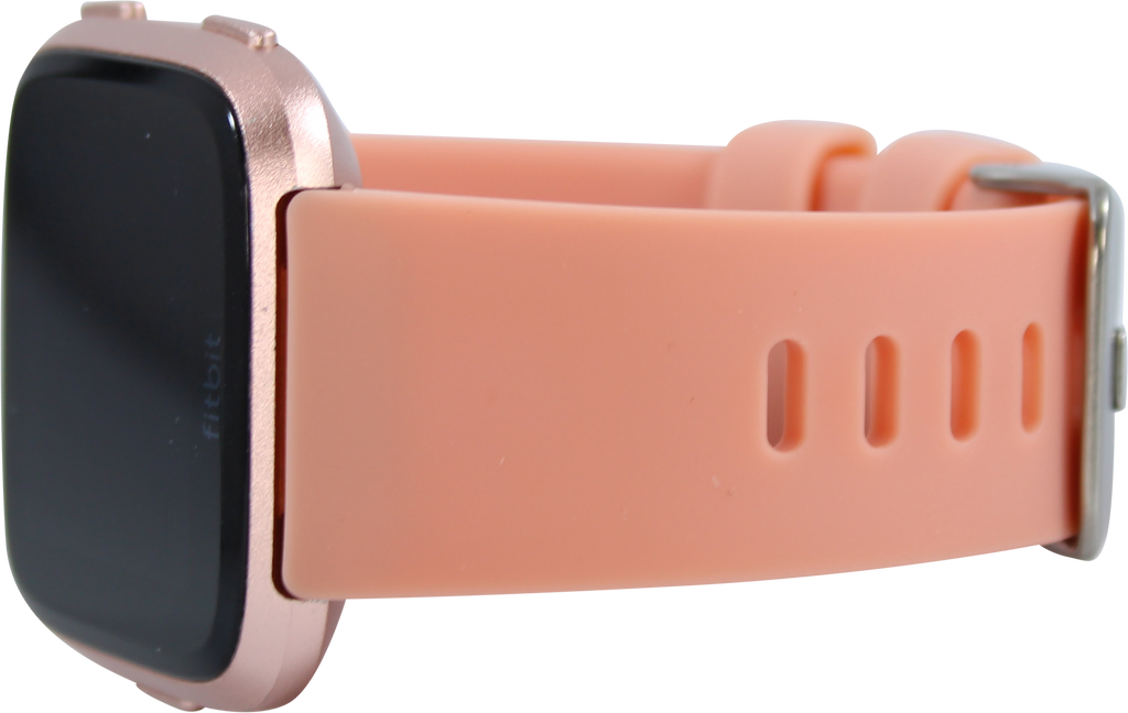 Peach Silicone Fitbit Versa Watch Band