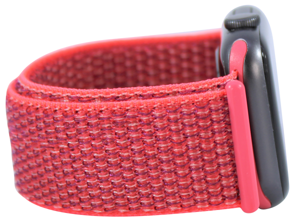 Hot Pink Nylon Loop Band for Apple Watch