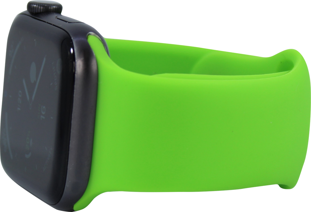 Bright Green Silicone Apple Watch Band – Palmetto Bands