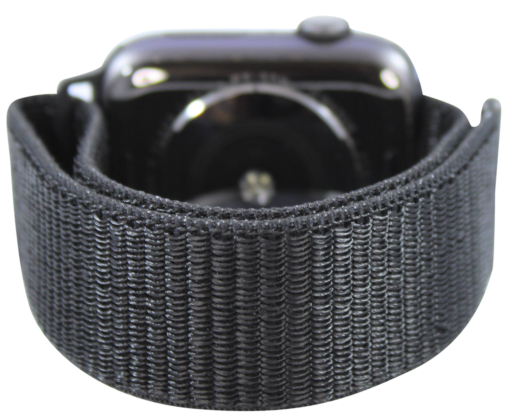 Black Nylon Loop Band for Apple Watch Palmetto Bands