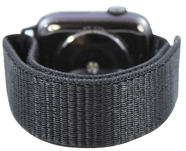 Black Nylon Loop Band for Apple Watch