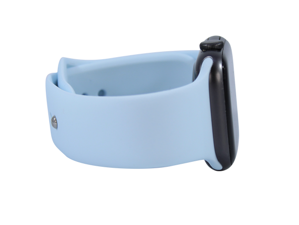 Sky Blue Silicone Apple Watch Band