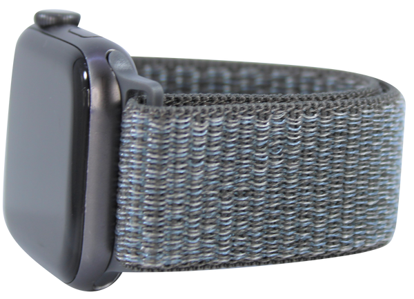 Grey Nylon Loop Band for Apple Watch