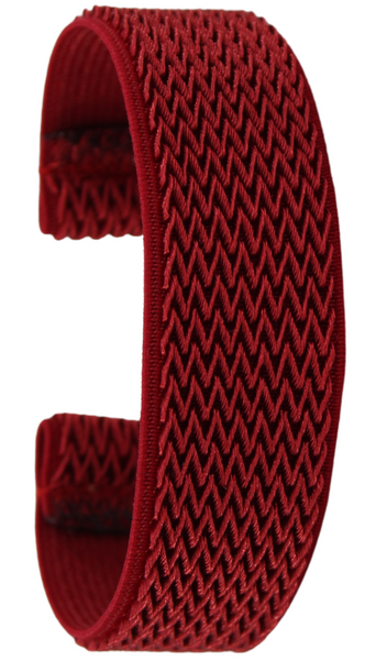 Retro Red Chevron Elastic Watch Band