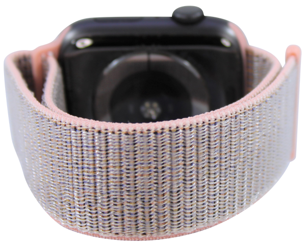 Pink Sand Nylon Loop Band for Apple Watch