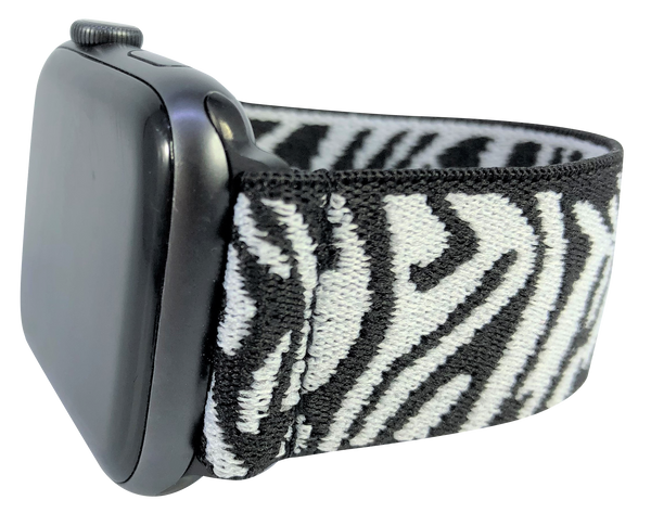 Zebra Elastic Watch Band