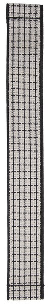 Black White Grid Elastic Watch Band