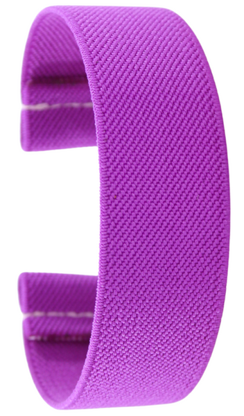 Solid Purple Orchid Elastic Watch Band