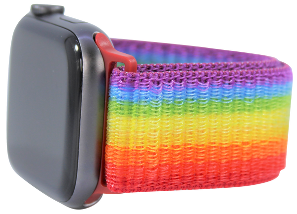 Rainbow Nylon Loop Band for Apple Watch