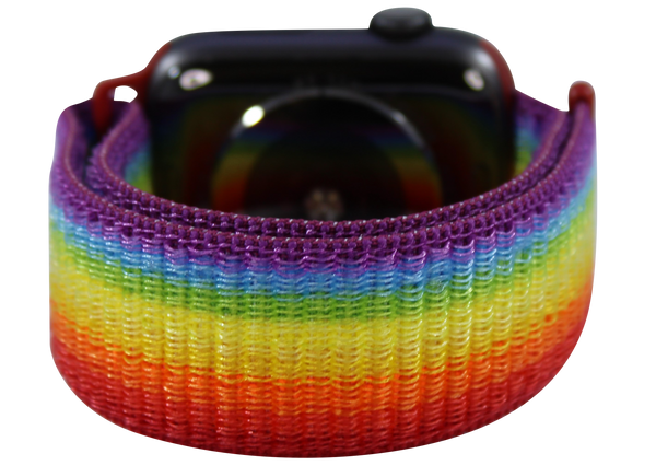 Rainbow Nylon Loop Band for Apple Watch