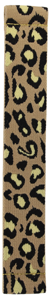 Tan Leopard Elastic Watch Band
