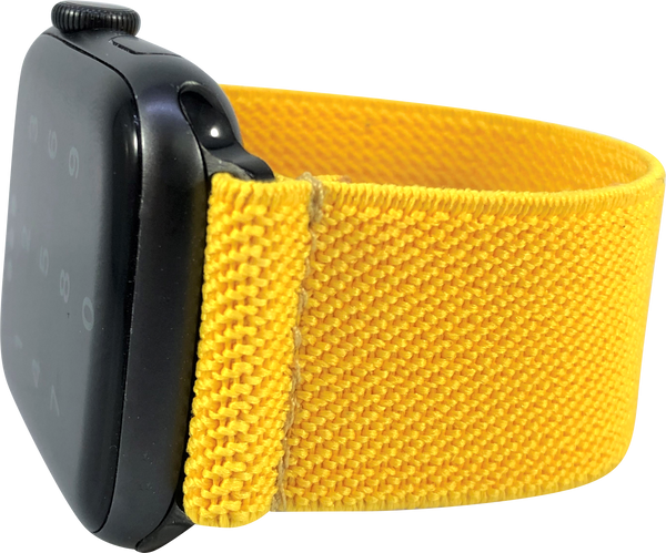 Solid Amber Elastic Watch Band