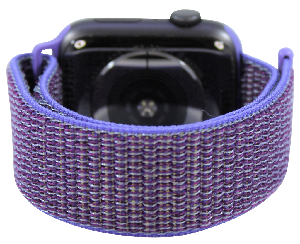 Purple Nylon Loop Band for Apple Watch