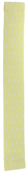 Pastel Yellow White Dots Elastic Watch Band