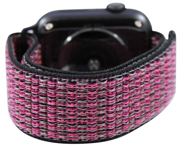 Pink Checkers Nylon Loop Band for Apple Watch