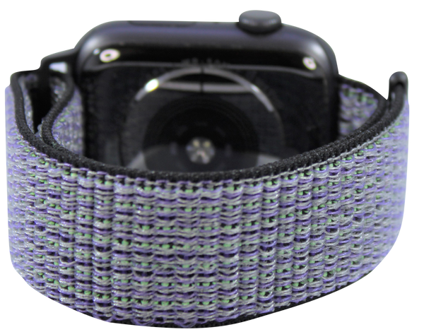 Purple Checkers Nylon Loop Band for Apple Watch