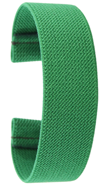 Solid Green Elastic Watch Band