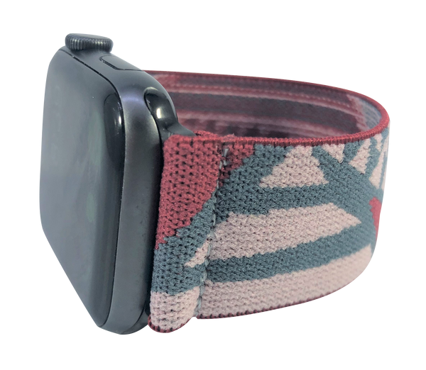 Red Surf Elastic Watch Band