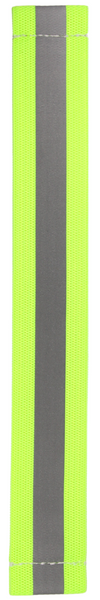 Reflective Neon Yellow Stripe Elastic Watch Band