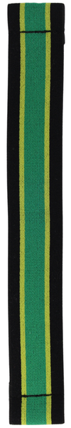 Black Green Yellow Stripe Elastic Watch Band