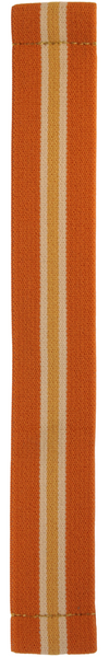 Orange Yellow Stripes Elastic Watch Band