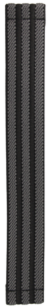 Textured Grey Black Elastic Watch Band