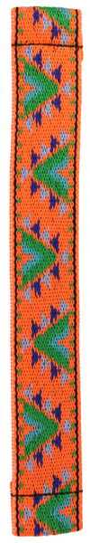 Orange Blue Green Chevron Elastic Watch Band