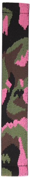 Extra Wide Pink Camo Elastic Watch Band
