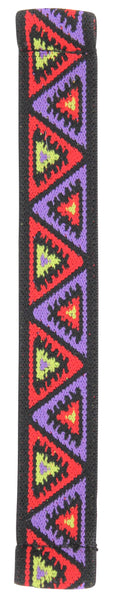 Purple Red Chevron Elastic Watch Band