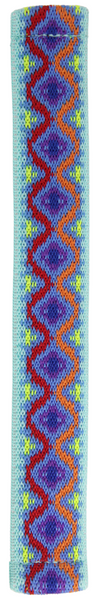 Teal Blue Tribal Elastic Watch Band